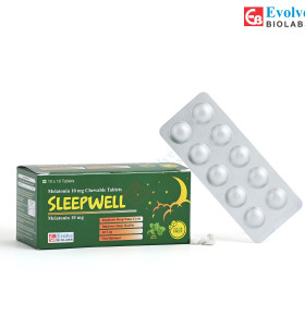 Sleepwell Melatonin 10 Evolve Biolabs INT