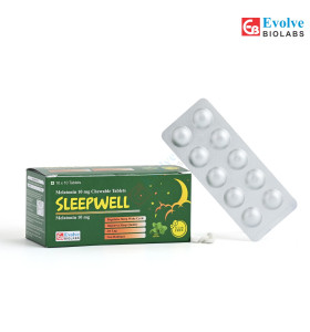 Sleepwell Melatonin 10 Evolve Biolabs INT