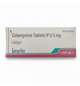Cabergoline  Tablets IP 0.5mg Apical Pharma