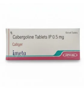 Cabger 0.5 mg (Cabergoline) by Apical Pharma | Prolactin Inhibitor