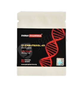 CLENBUTEROL 40 mcg 100 Tablets Para Pharma CLENBUTEROL 40 mcg 100 Tablets Para Pharma