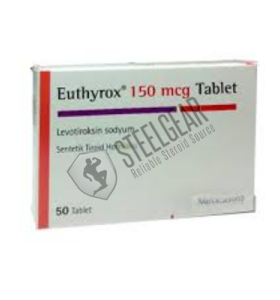 Euthyrox (T4) 150 mcg 50 Tablets Merck Sereno Euthyrox (T4) 150 mcg 50 Tablets Merck Sereno