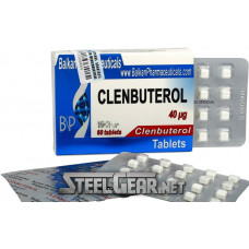 Clenbuterol 60 Tabs. 40 mcg Balkan Pharma