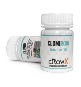 Clomirow 50 Mg 50 Tablets CrowxLabs USA