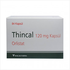 Thincal Orlistat 84 caps 120 mg Kocak Farma EXP