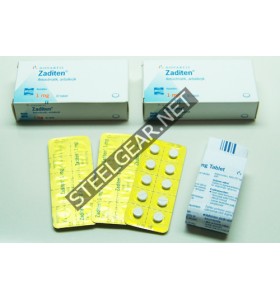 Zaditen (Ketotifen) 30 Tablets 1 mg Novartis EXP