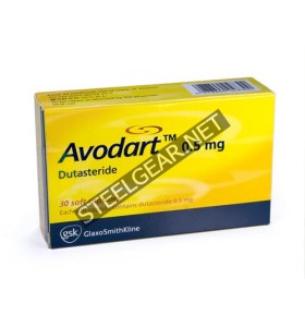 Avodart (Dutasteride) 30 Caps 0.5 mg Glaxosmithkline