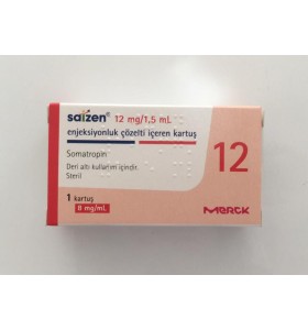 Somatropin 12 mg 1.5 ml Saizen Merck