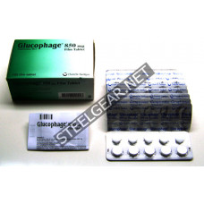 Glucophage (Metformin) 100 Tablets 850 mg