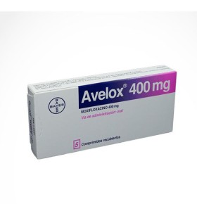 Avelox 400 mg 7 Tablets Bayer Moxifloxacin 