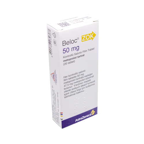 Buy Beloc 50 mg 20 Tablets AstraZeneca | Steelgear