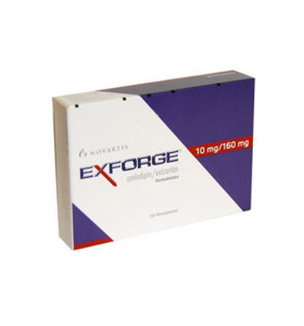 Exforge 10/160 mg 28 Tablets Novartis