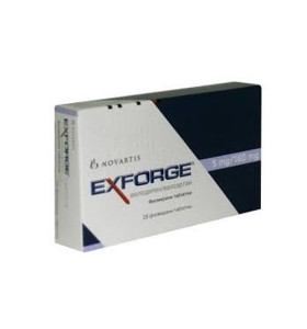 Exforge 5/160 mg 28 Tablets Novartis