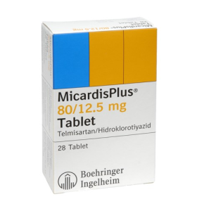 Micardis Plus 80/12,5 mg 28 Tablets Boehringer Ingelheim Micardis Plus 80/12,5 mg 28 Tablets Boehringer Ingelheim