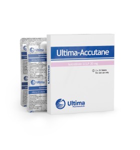 Ultima-Accutane 20 Mg 50 Tablets Ultima Pharma USA