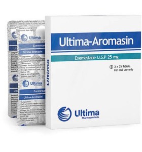 Ultima-Aromasin 25 Mg 50 Tablets Ultima Pharma USA