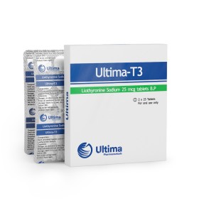 Ultima-T3 25 Mcg 50 Tablets Ultima Pharma USA Ultima-T3 25 Mcg 50 Tablets Ultima Pharma USA