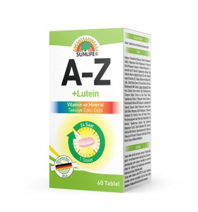 A-Z + LUTEIN 60 Tablets Sunlife A-Z + LUTEIN 60 Tablets Sunlife