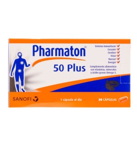 Pharmaton 50 Plus 30 Caps. Boehringer Ing.